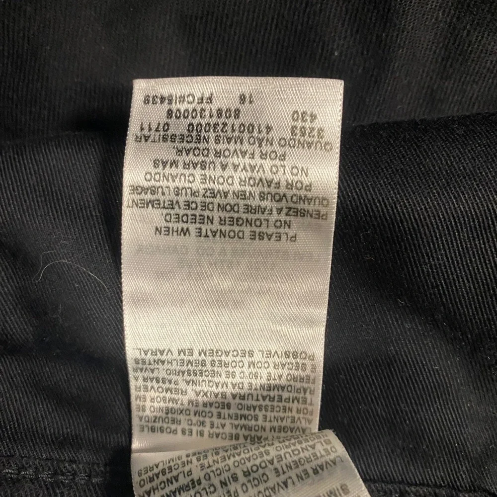 Levi's 513 Slim Straight Flex‎ Black Jeans Men's W36 L30 Stretch Denim